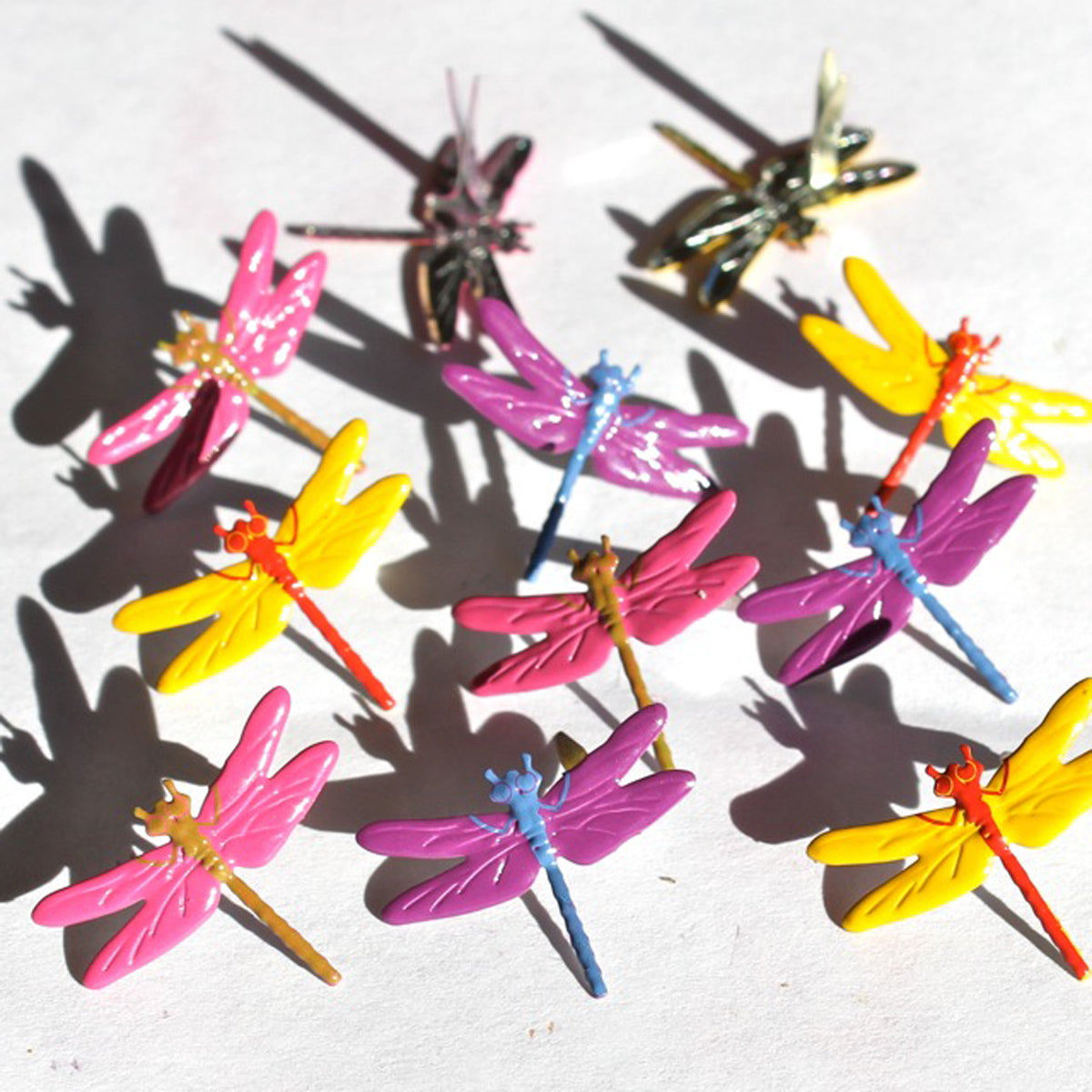 Eyelet Outlet Shape Brads 12/Pkg-Bumble Bees