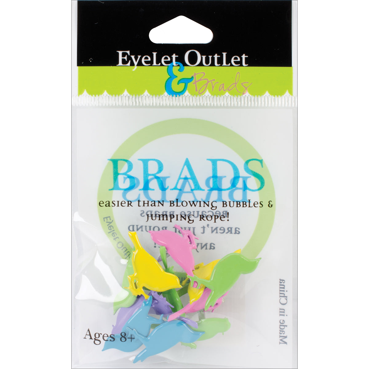 Eyelet Outlet Shape Brads 12/Pkg-Bumble Bees