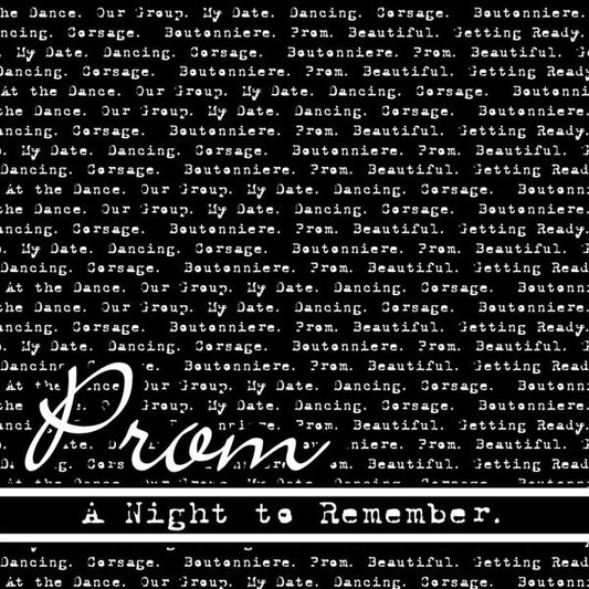 Prom Black and White Paper (12 x 12)