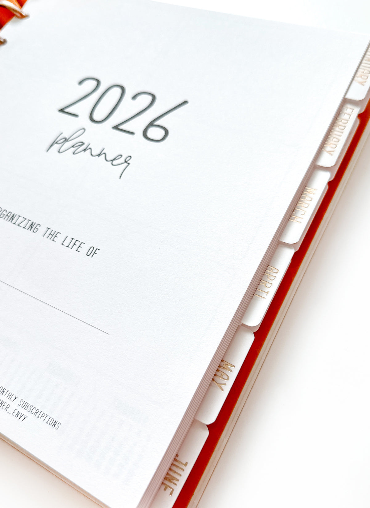 2026 Planner - Horizontal Layout, Disc Bound - "Enchanted" (#705)