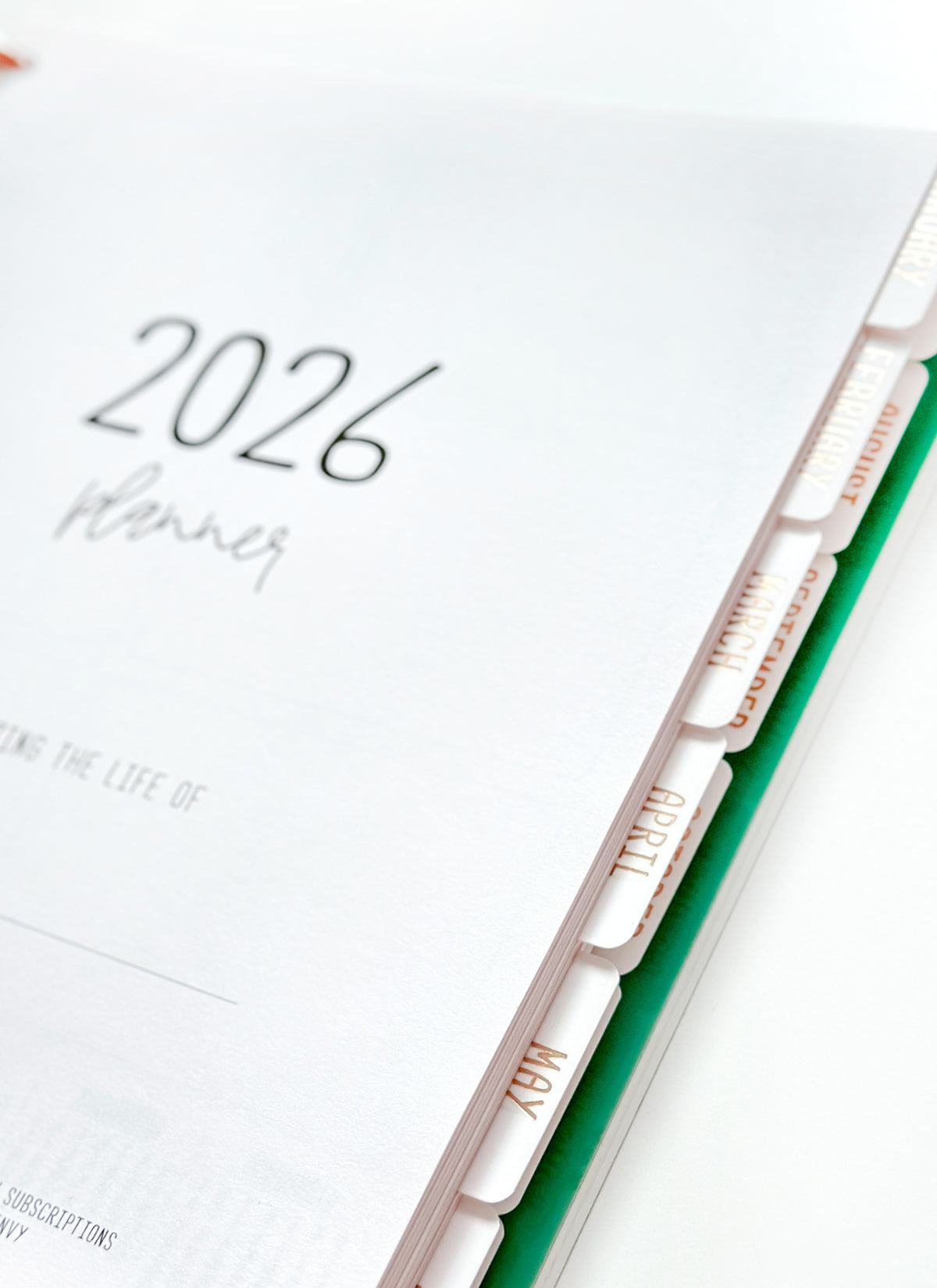 2026 Planner - Signature Layout, Disc Bound - "Teal" (#808)