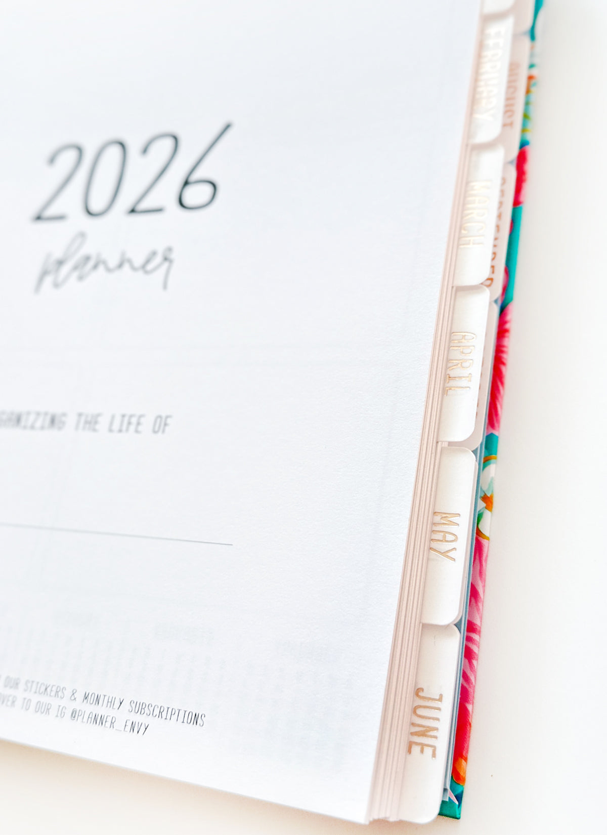 2026 Planner - Horizontal Layout, Spiral Bound - "Paradise" (#104)