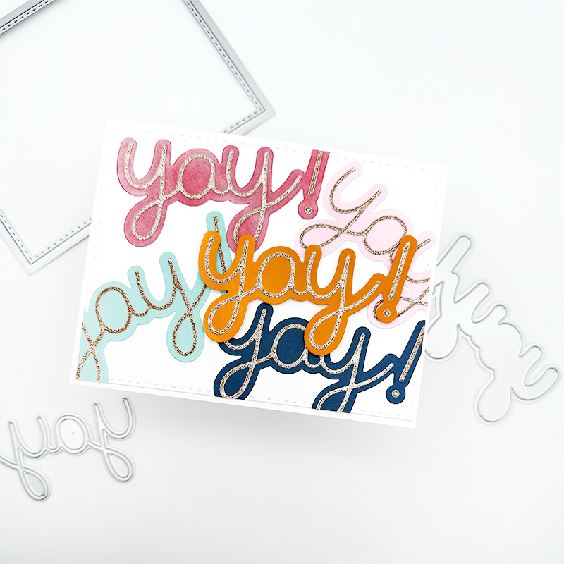 yay! Layered Word Die