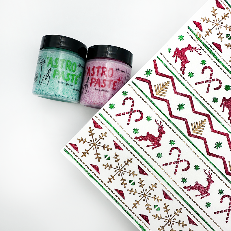 Christmas Sweater Layered Stencil - 7.25 x 7.5
