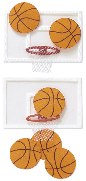 Jolee's By You Dimensional Stickers-Basketball