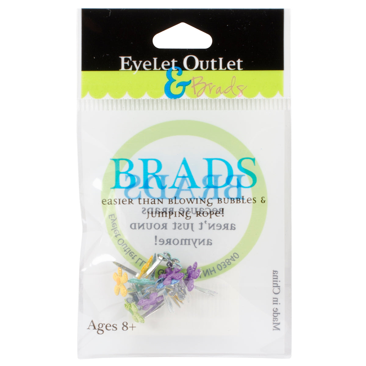 Eyelet Outlet Shape Brads 12/Pkg-Bumble Bees