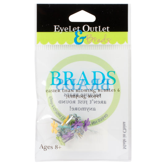 Eyelet Outlet Shape Brads 12/Pkg-Bumble Bees
