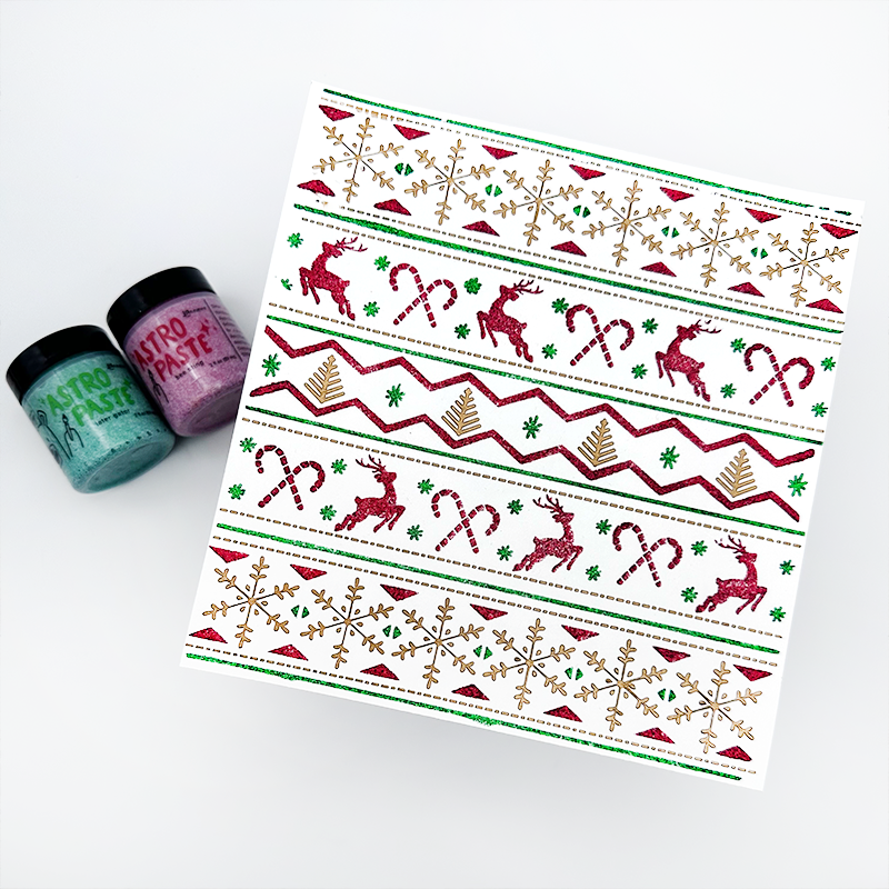 Christmas Sweater Layered Stencil