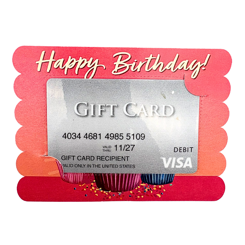 Birthday Gift Card Holders (4 ct.)