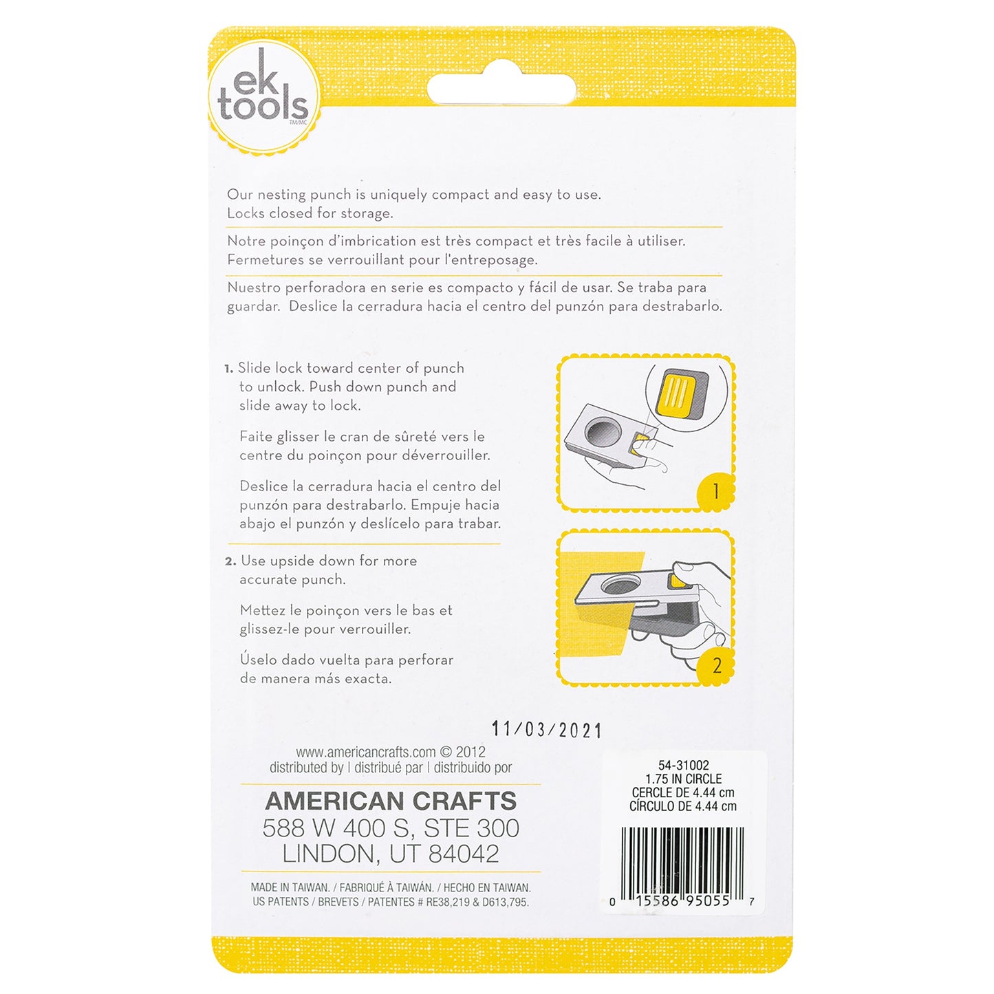 EK Large Punch-Circle, 1.75"