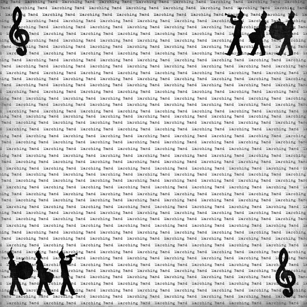 Marching Band - Typewriter Paper (12 x 12)