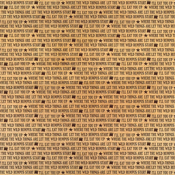 Where The Wild Things Are Double-Sided Cardstock 12"X12"