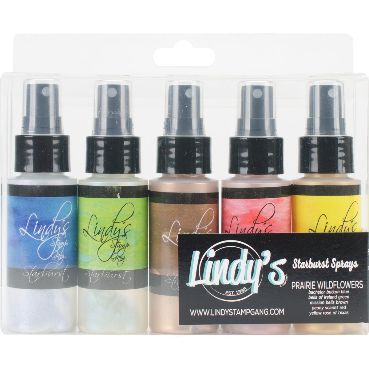 Lindy's Stamp Gang Starburst Sprays 2oz 5/Pkg-Select Style