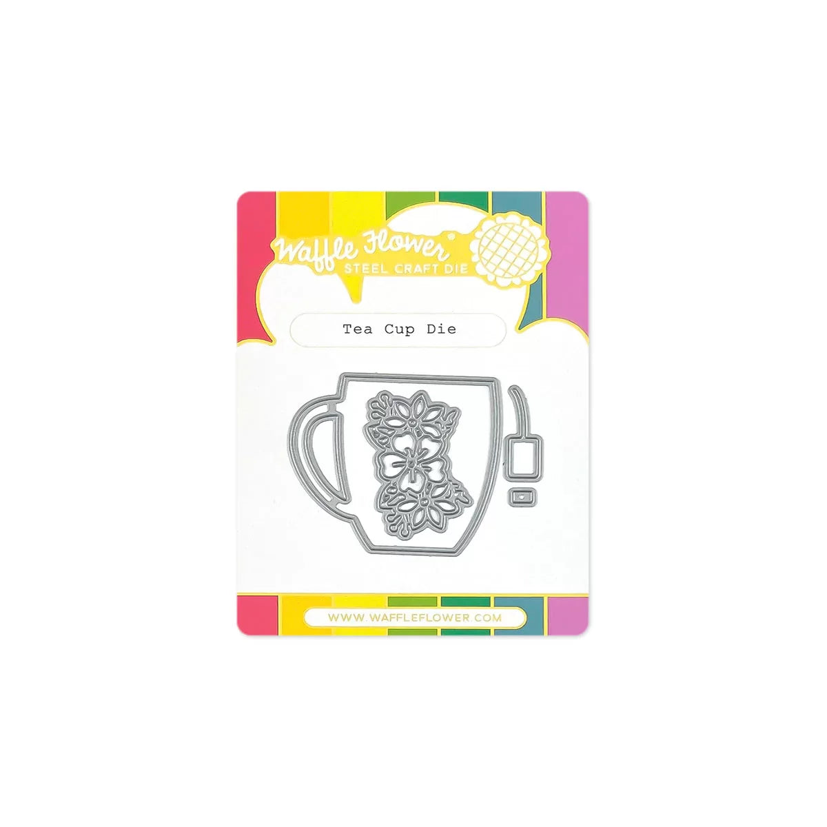 Waffle Flower Tea Cup Die