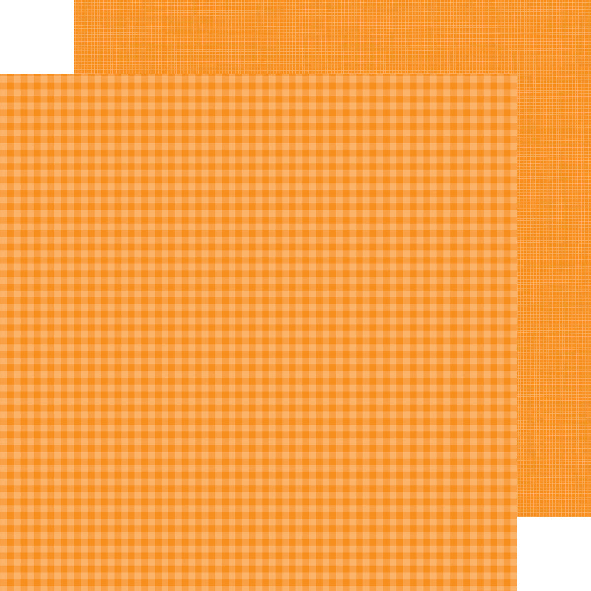 Doodlebug Petite Prints Gingham/Linen Cardstock 12"X12"- Select Style