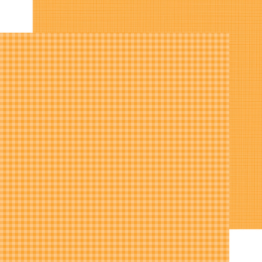 Doodlebug Petite Prints Gingham/Linen Cardstock 12"X12"- Select Style