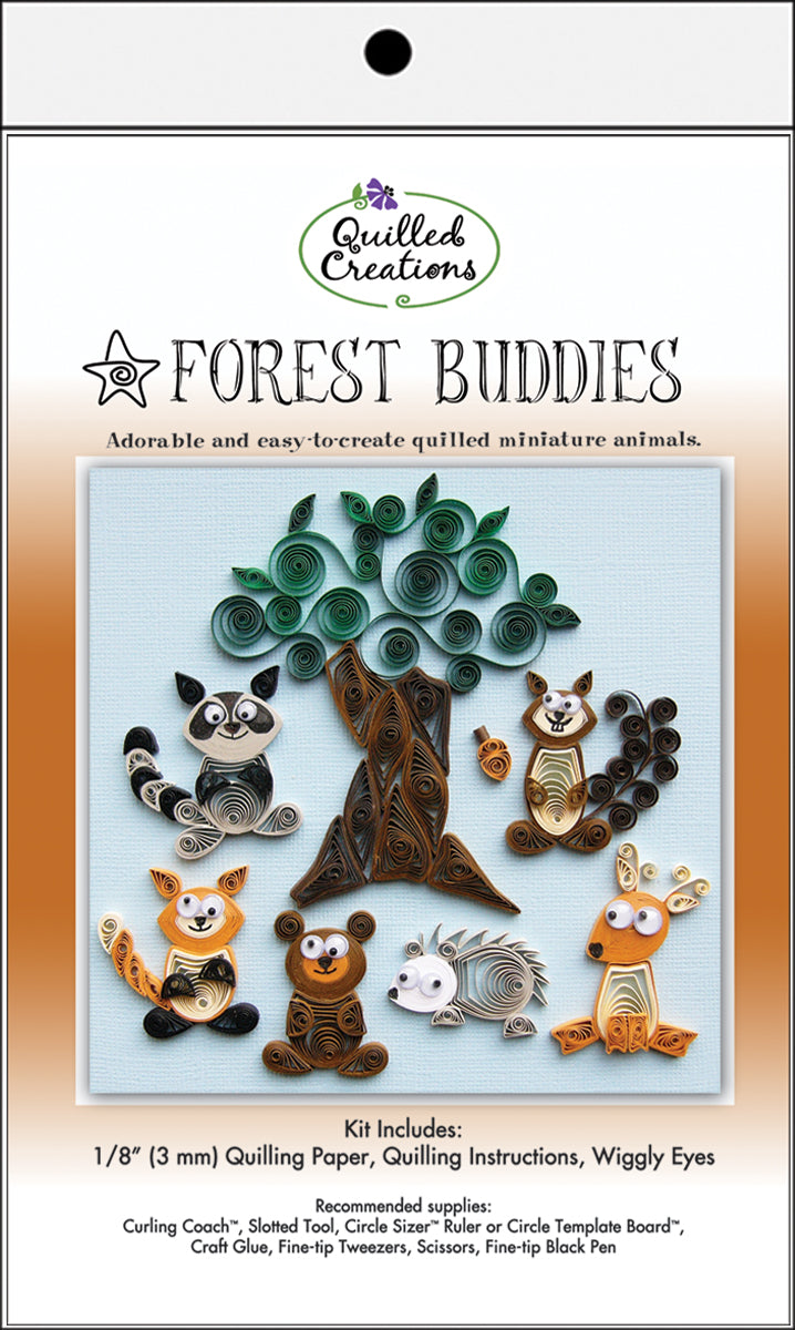 Quilled Creations Quilling Kit-Forest Buddies
