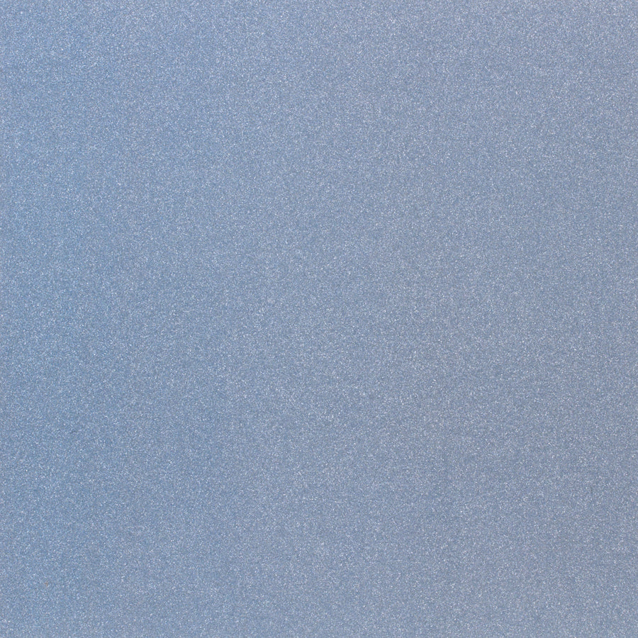 American Crafts POW Glitter Paper 12"X12"-Solid/Pacific