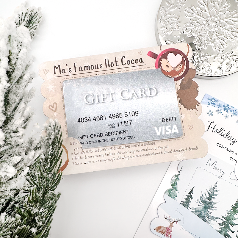 Hot Cocoa Gift Card Holders (4 ct.)