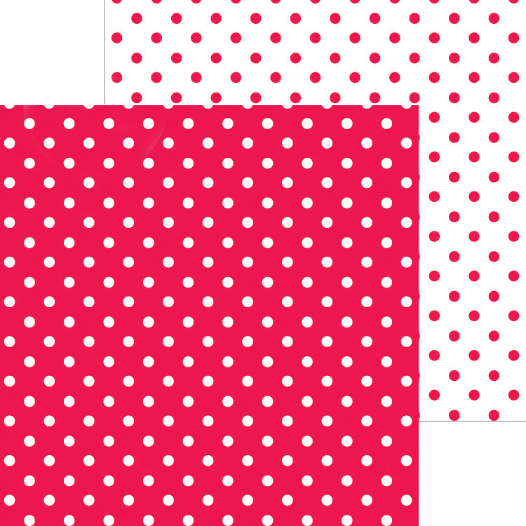 Doodlebug Petite Swiss Dot Cardstock 12"X12"- Select Style