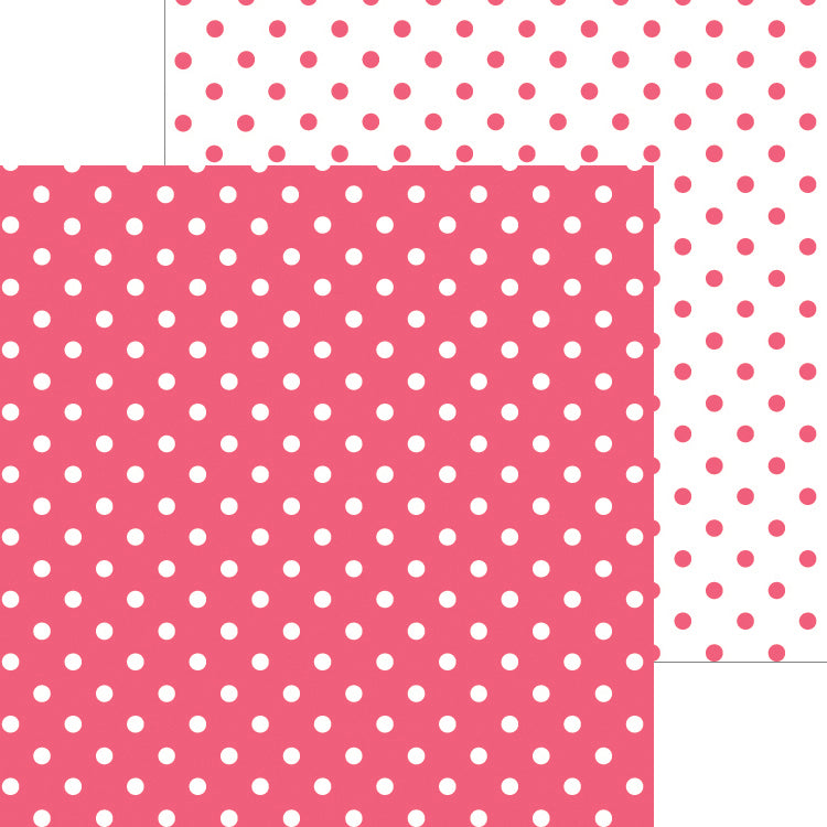 Doodlebug Petite Swiss Dot Cardstock 12"X12"- Select Style