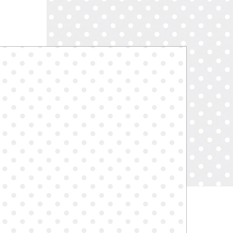 Doodlebug Petite Swiss Dot Cardstock 12"X12"- Select Style