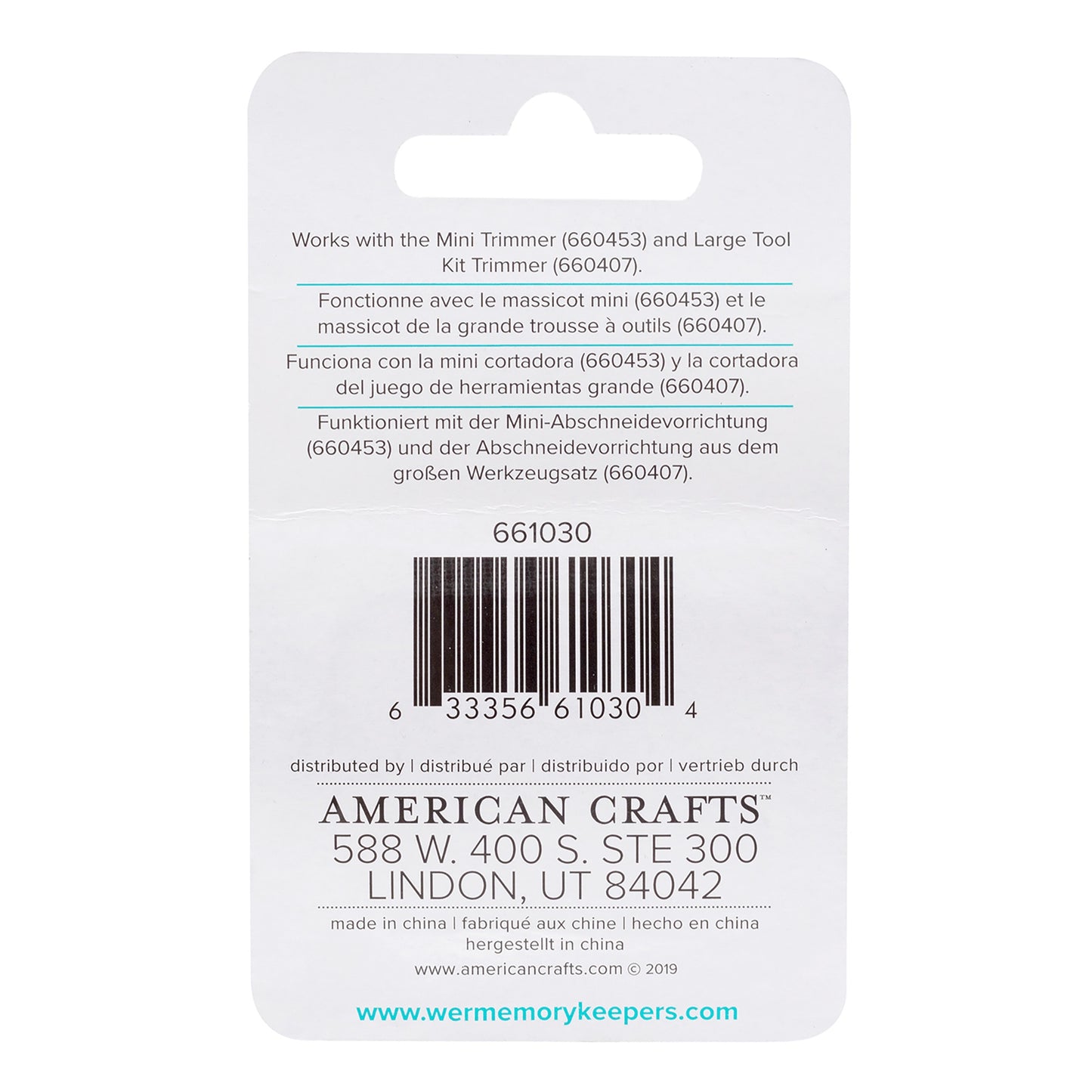 We R Trimmer Refill Blades 2/Pkg-For WR660407 & WR660453