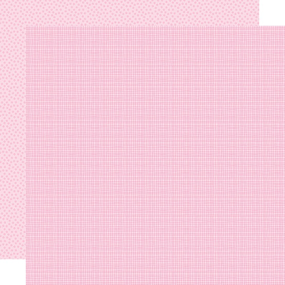 Bella Besties Graph/Dot Double-Sided Cardstock 12"X12"-Select Color