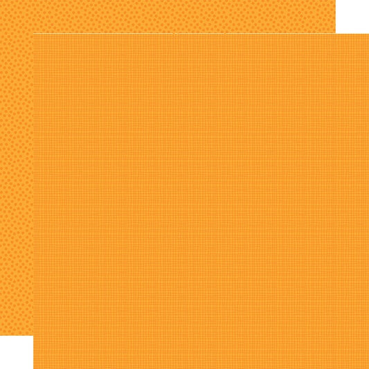 Bella Besties Graph/Dot Double-Sided Cardstock 12"X12"-Bell Pepper