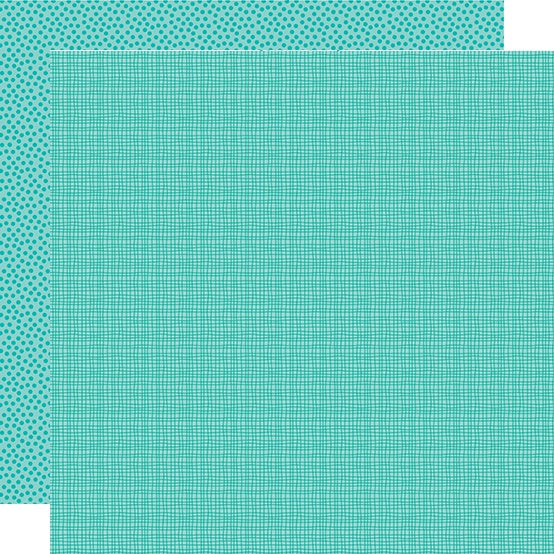 Bella Besties Graph/Dot Double-Sided Cardstock 12"X12"-Select Color