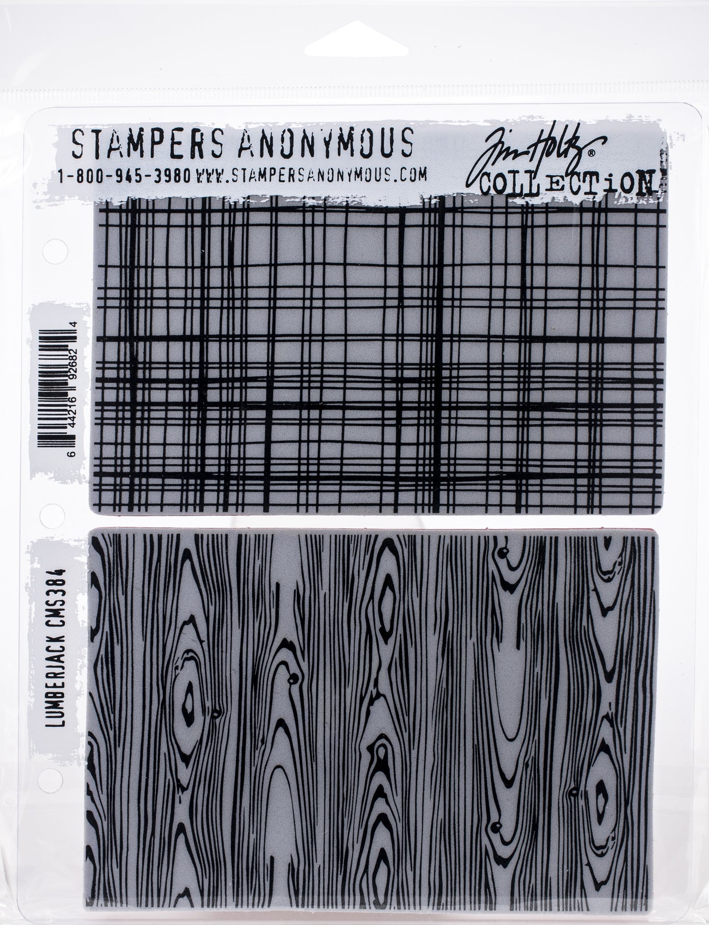 Tim Holtz Cling Stamps 7"X8.5"-