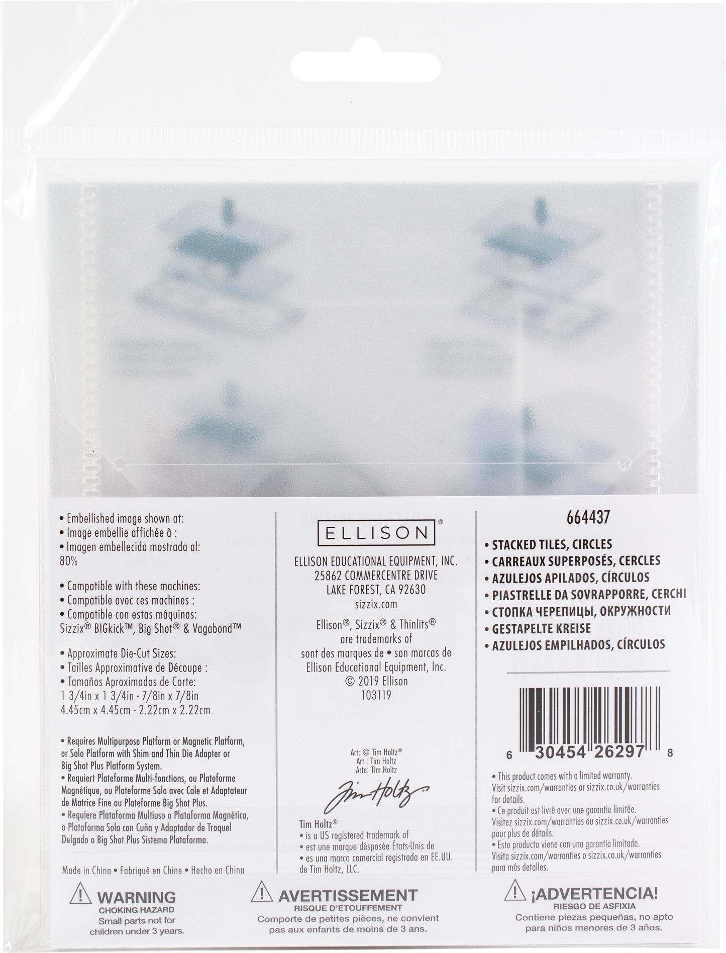 Sizzix Thinlits Dies By Tim Holtz-Stacked Circles