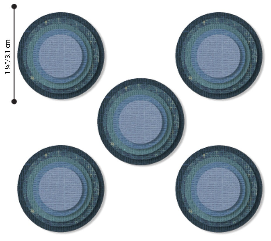 Sizzix Thinlits Dies By Tim Holtz-Stacked Circles