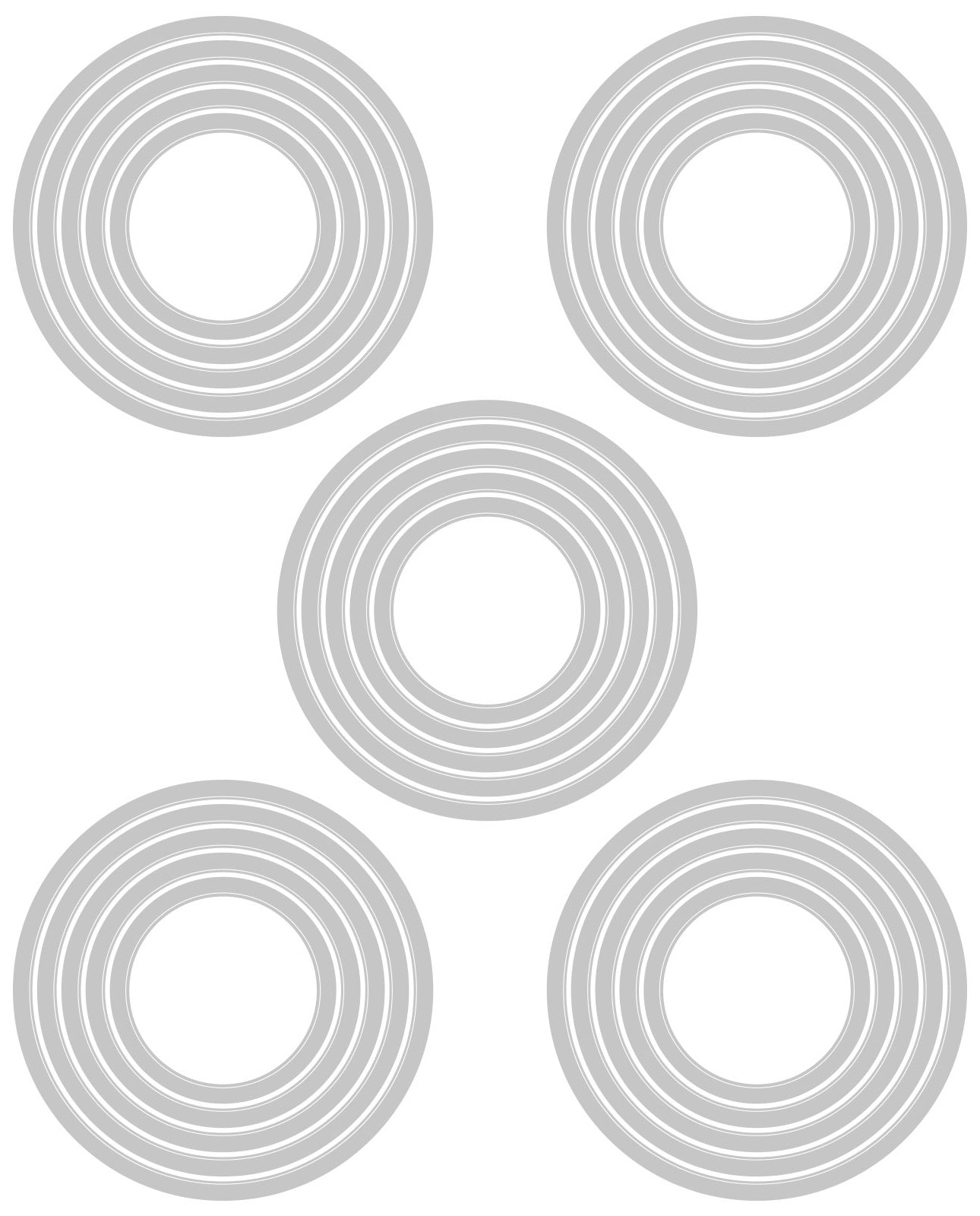 Sizzix Thinlits Dies By Tim Holtz-Stacked Circles