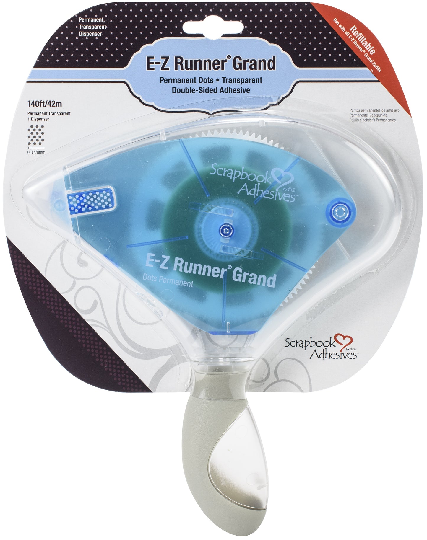 Scrapbook Adhesives E-Z Runner Grand Adhesive-Permanent, .3"X140'