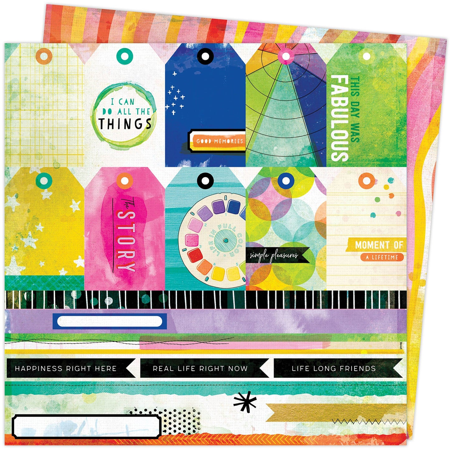 Vicki Boutin Color Study Double-Sided Cardstock 12"X12"-Select Style