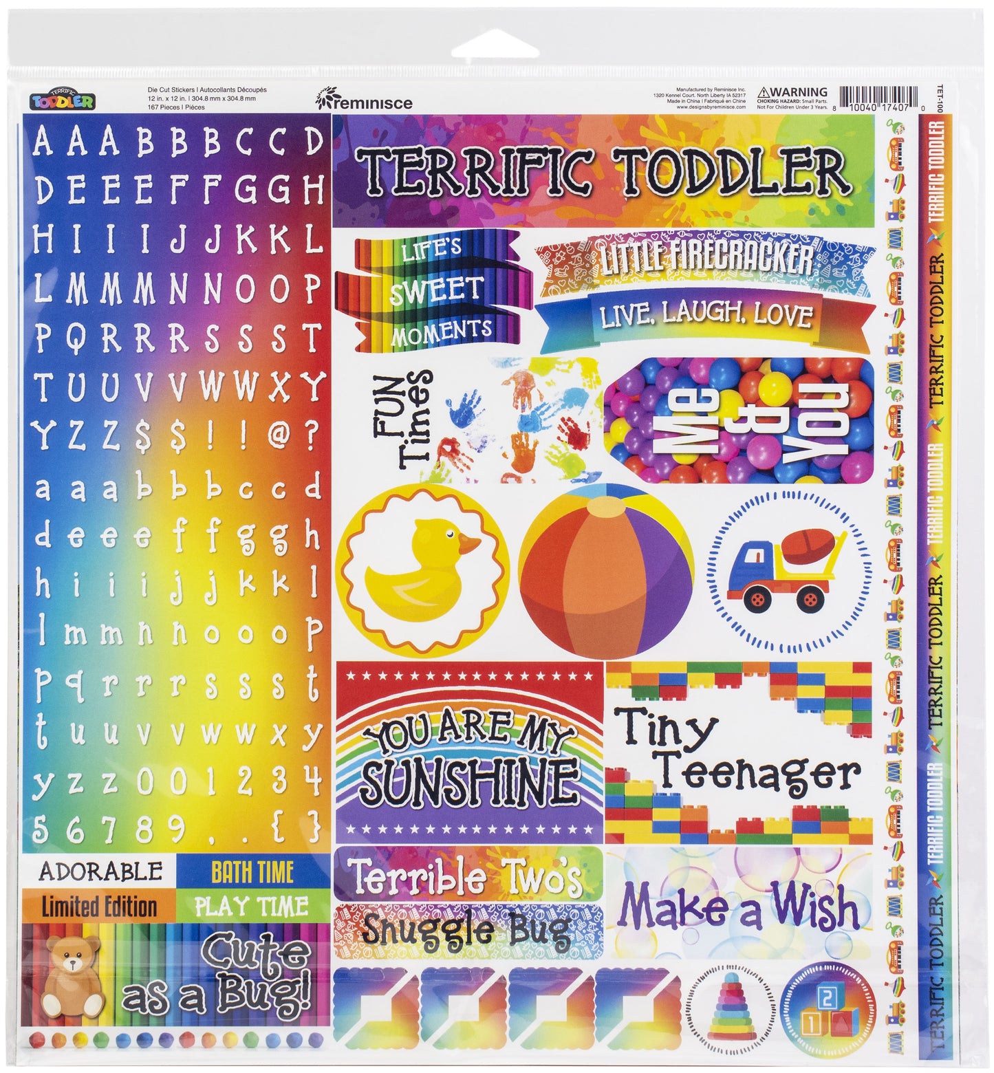 Reminisce Collection Kit 12"X12"-Terrific Toddler