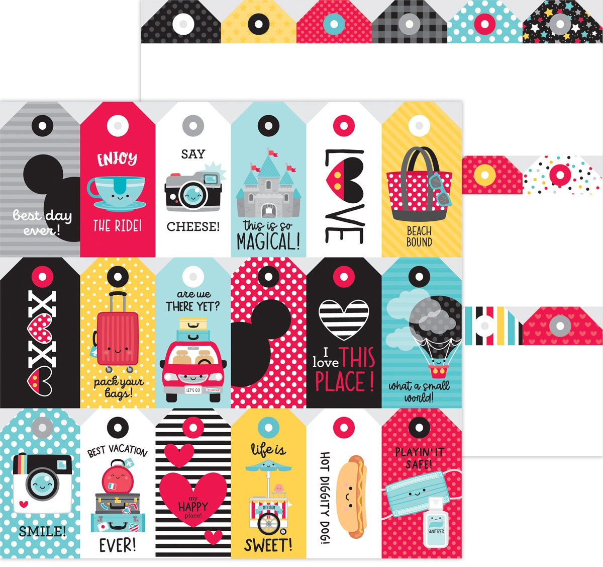 Fun At The Park Double-Sided Cardstock 12"X12"-Movie Stars