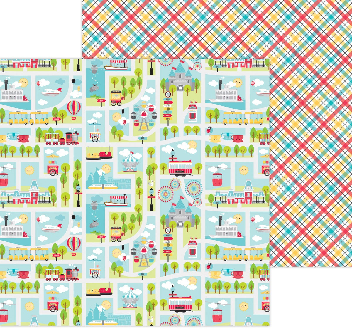 Fun At The Park Double-Sided Cardstock 12"X12"-Movie Stars