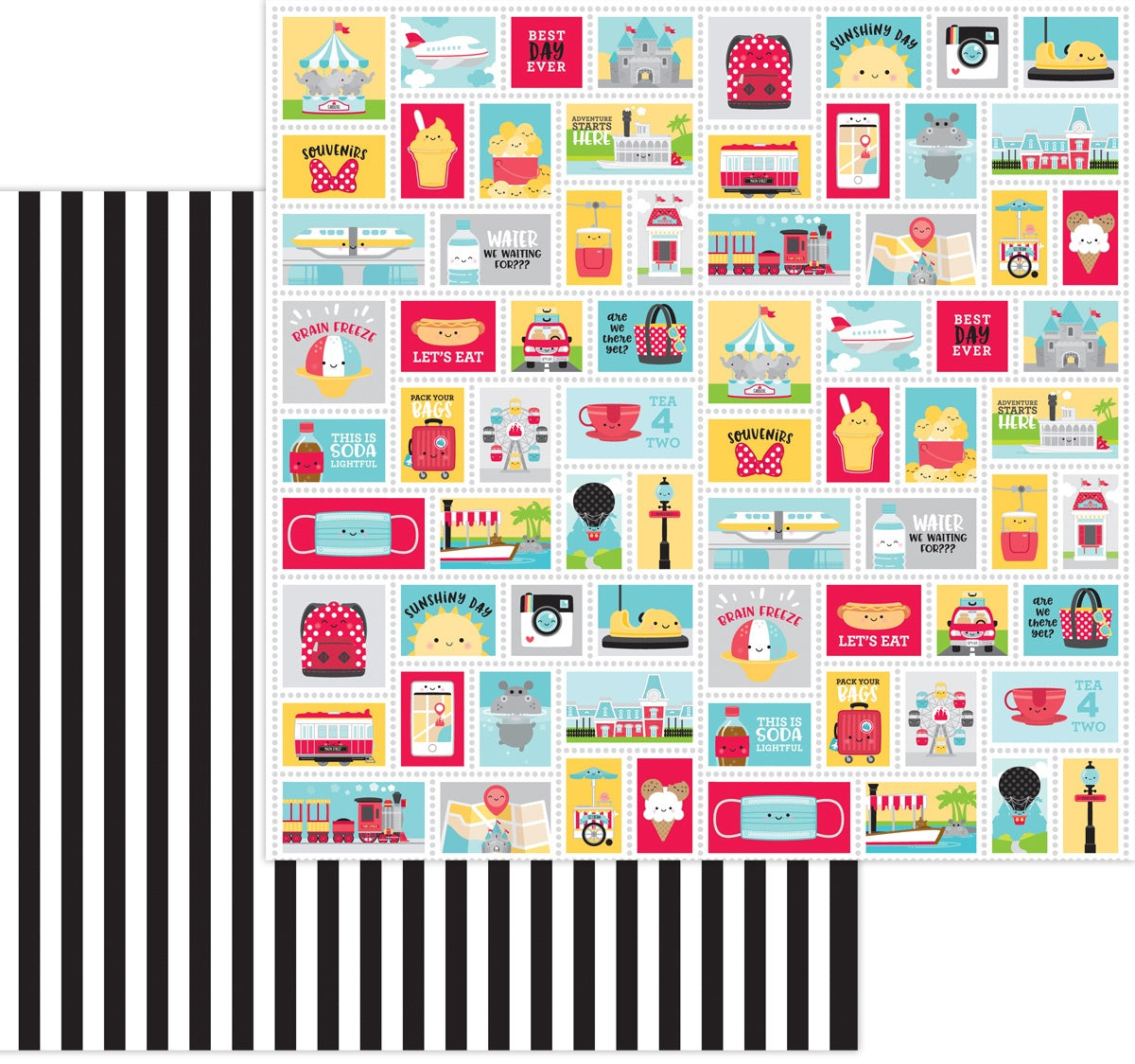 Fun At The Park Double-Sided Cardstock 12"X12"-Movie Stars