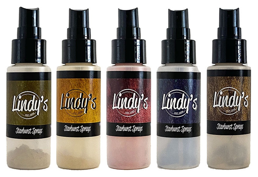 Lindy's Stamp Gang Starburst Sprays 2oz 5/Pkg-Select Style