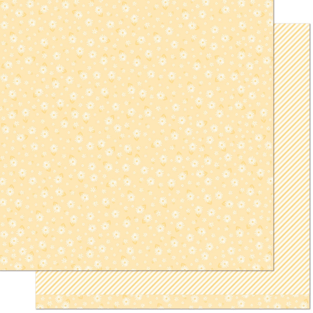 Flower Market Double-Sided Cardstock 12"X12"-Brunia
