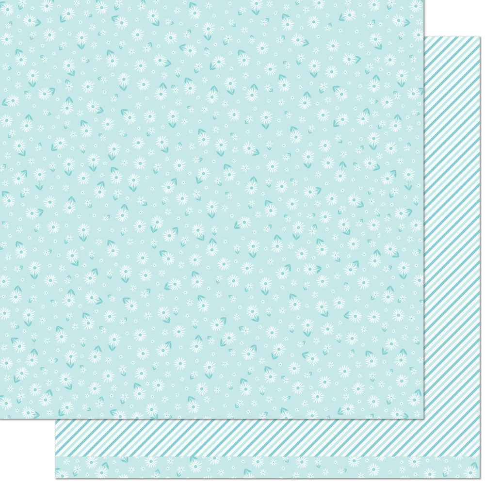 Flower Market Double-Sided Cardstock 12"X12"-Brunia