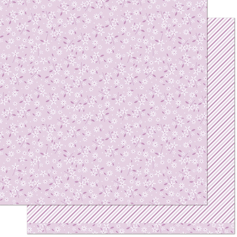 Flower Market Double-Sided Cardstock 12"X12"-Brunia