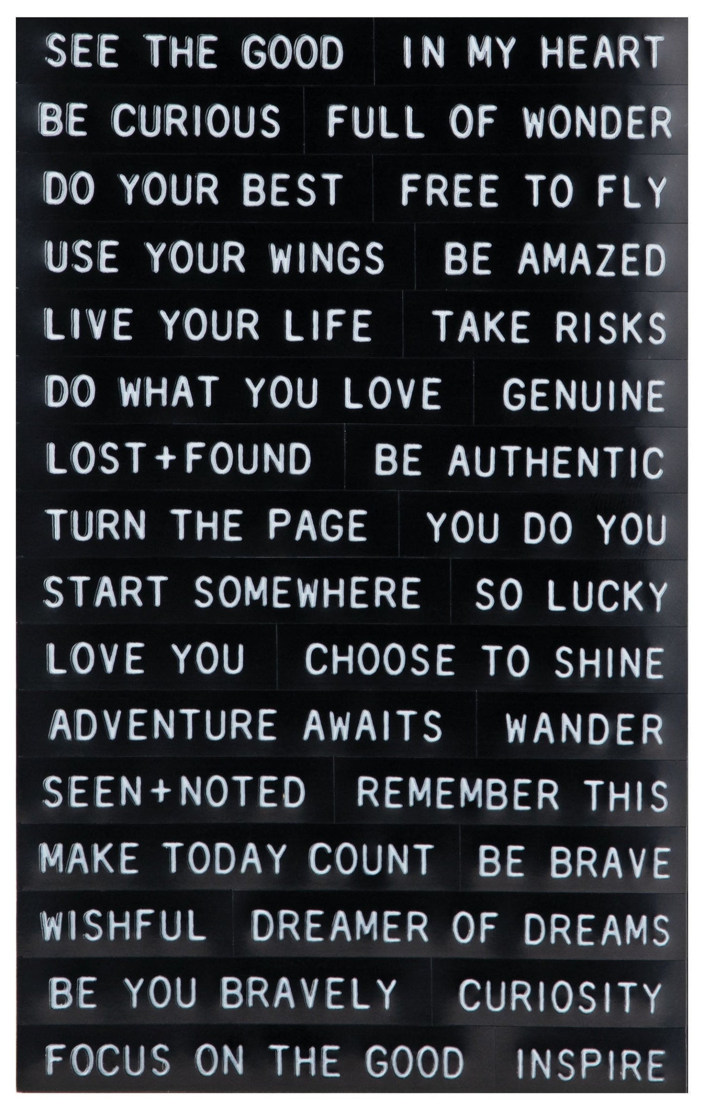 Idea-Ology Sentiments Label Stickers 64/Pkg-Thoughts
