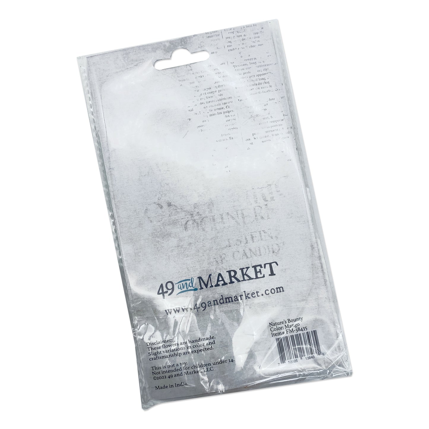 49 And Market Nature's Bounty Paper Flowers-Mango