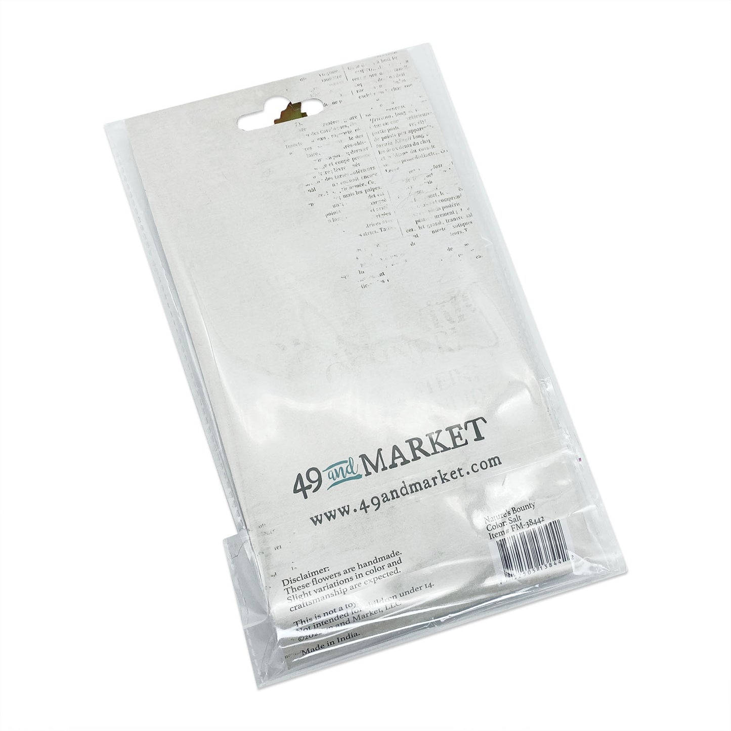 49 And Market Nature's Bounty Paper Flowers-Salt