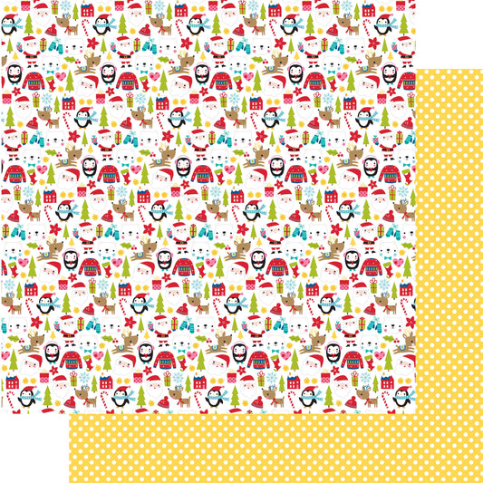 The North Pole Double-Sided Cardstock 12"X12"-Daily Details