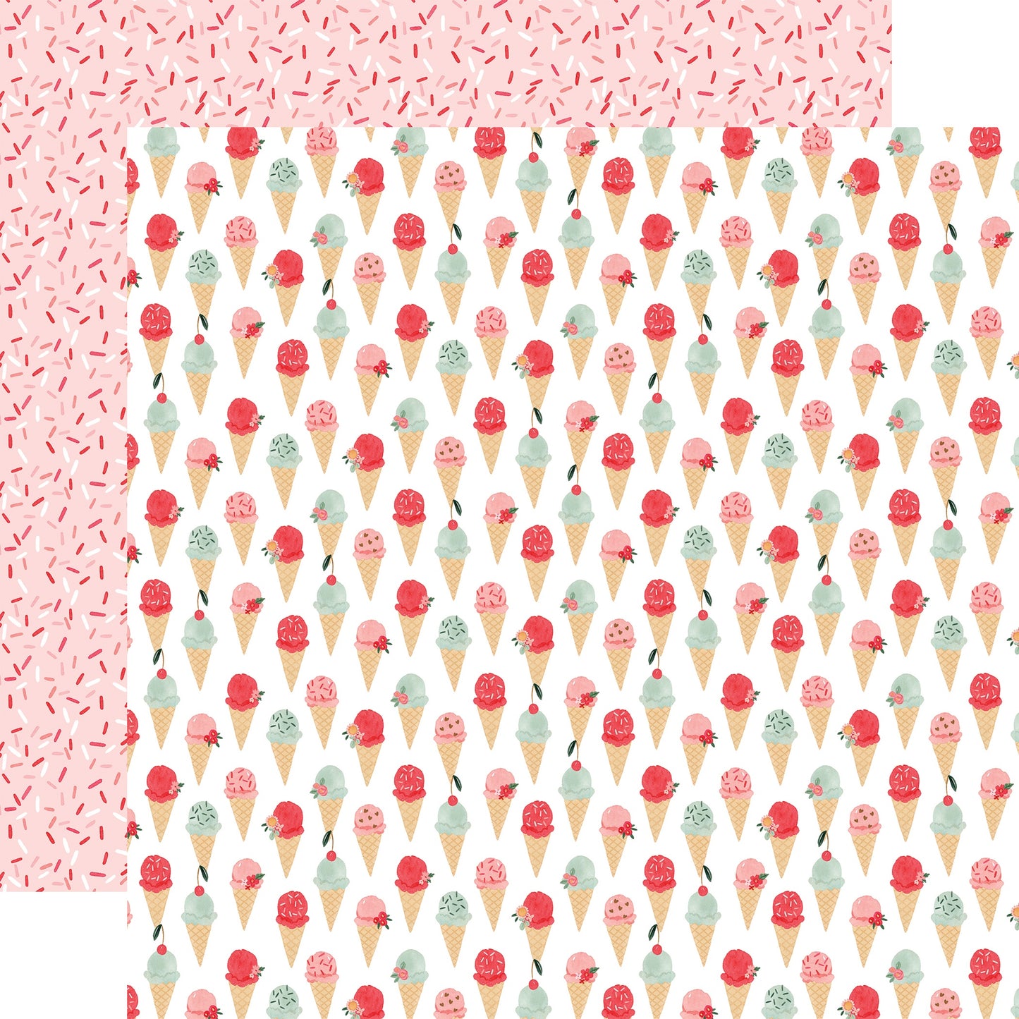 My Valentine Double-Sided Cardstock 12"X12"-2"X2" Journaling Cards