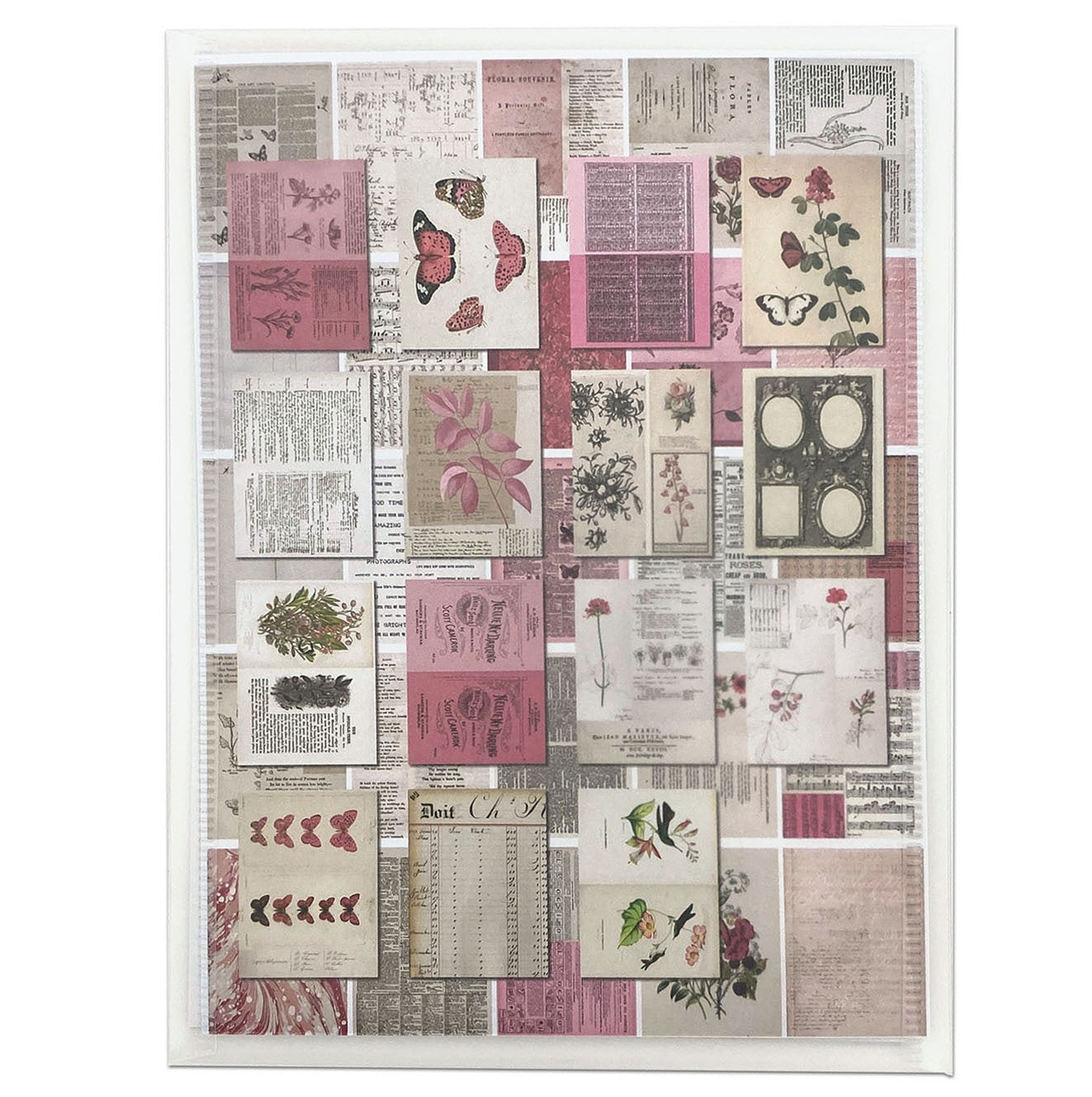 49 And Market Collage Sheets 6"X8" 40/Pkg-Color Swatch: Blossom